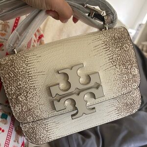 TORY BURCH Small Eleanor Lizard-Embossed Bag